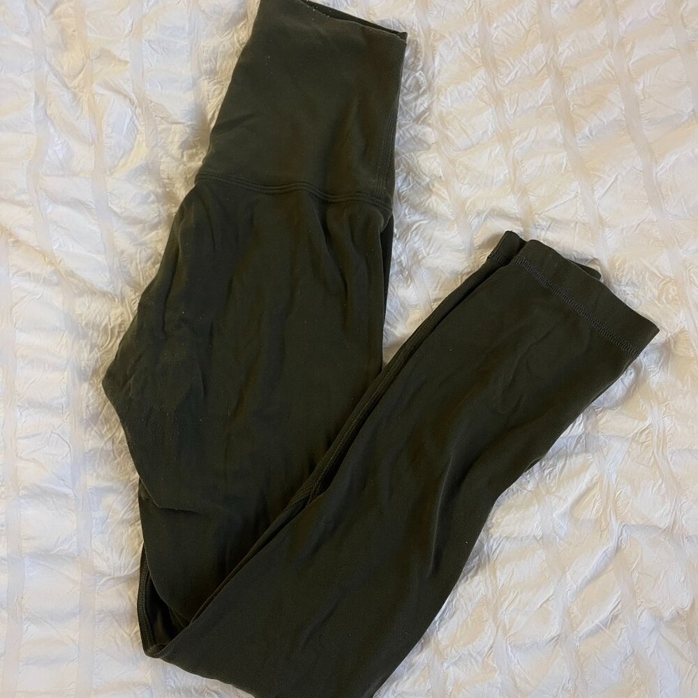 Lululemon Dark Olive Align Leggings Size 0